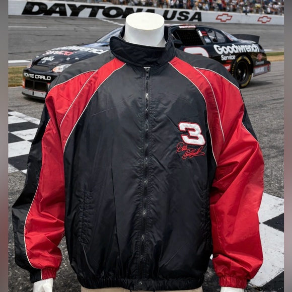Winner's Circle Other - NWOT Vintage 90s Winner’s Circle Dale Earnhardt 3 Embroidered Windbreaker Jacket